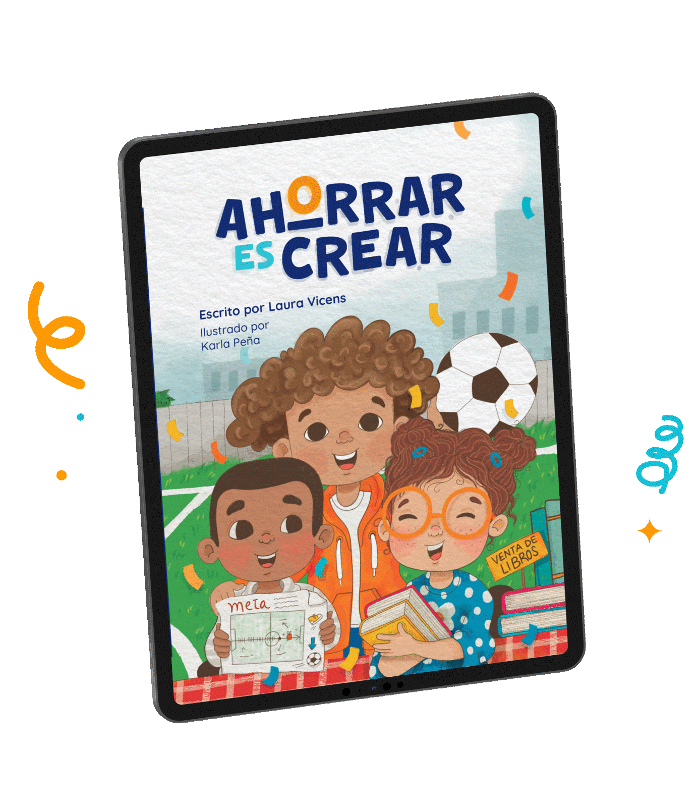 Portada del libro: 'Ahorra es crear', escrito por Laura Vicens
